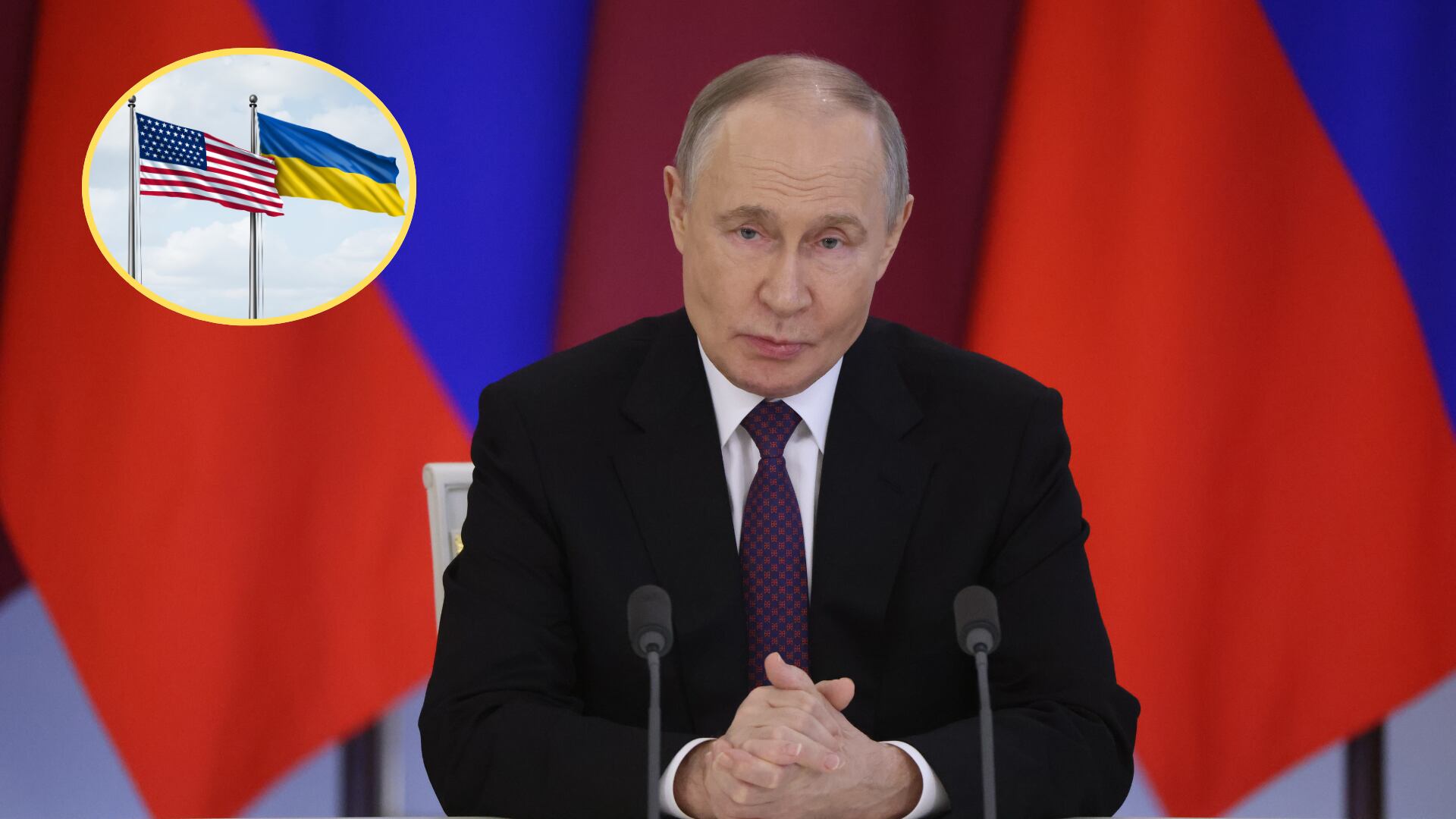 Vladimir Putin.. Foto: Contributor/Getty ImagesUcrania y Estados Unidos. Foto: Getty Images.