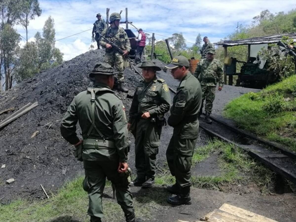 Cierran mina ilegal en Boavita, Boyacá y capturan a cuatro venezolanos