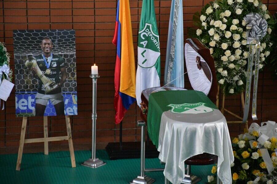 Despedida de Andrés Balanta en Cali. Foto: Colprensa