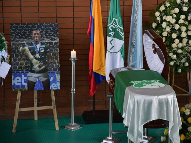 Despedida de Andrés Balanta en Cali. Foto: Colprensa