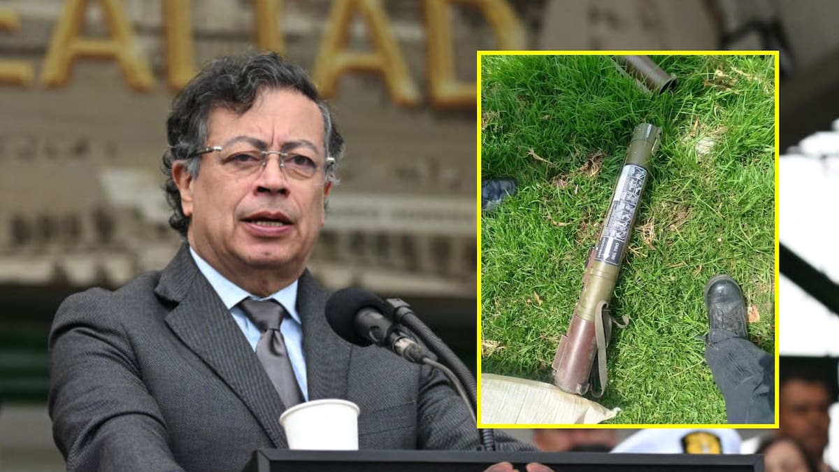 Petro insiste en que quieren asesinarlo, pero Policía dice que lanzagranadas encontrados no sirven