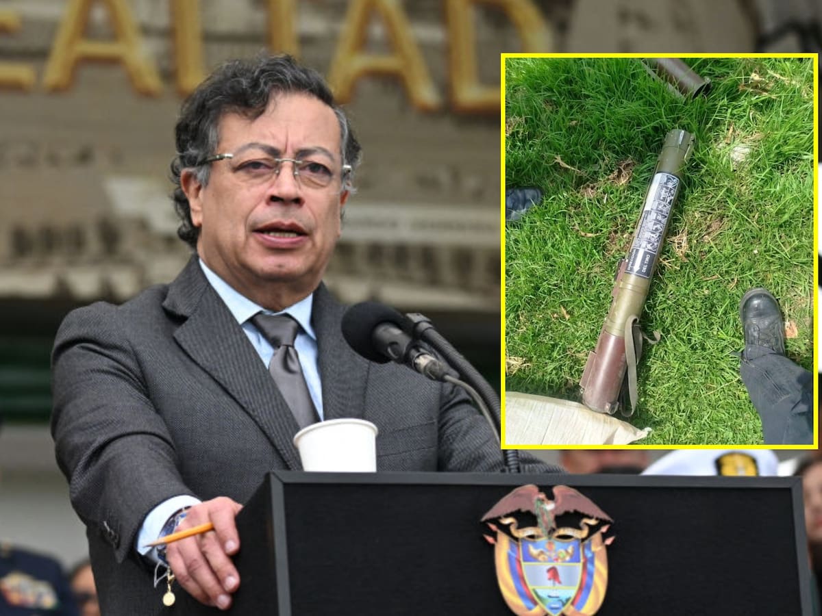 Petro insiste en que quieren asesinarlo, pero Policía dice que lanzagranadas encontrados no sirven