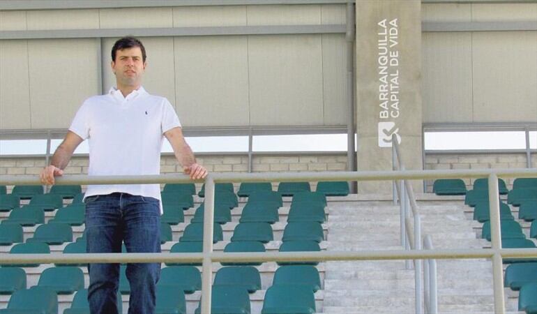 Oficina de prensa Juegos Centroamericanos. Foto: Daniel Noguera, Director de los Juegos Centroamericanos y del Caribe.