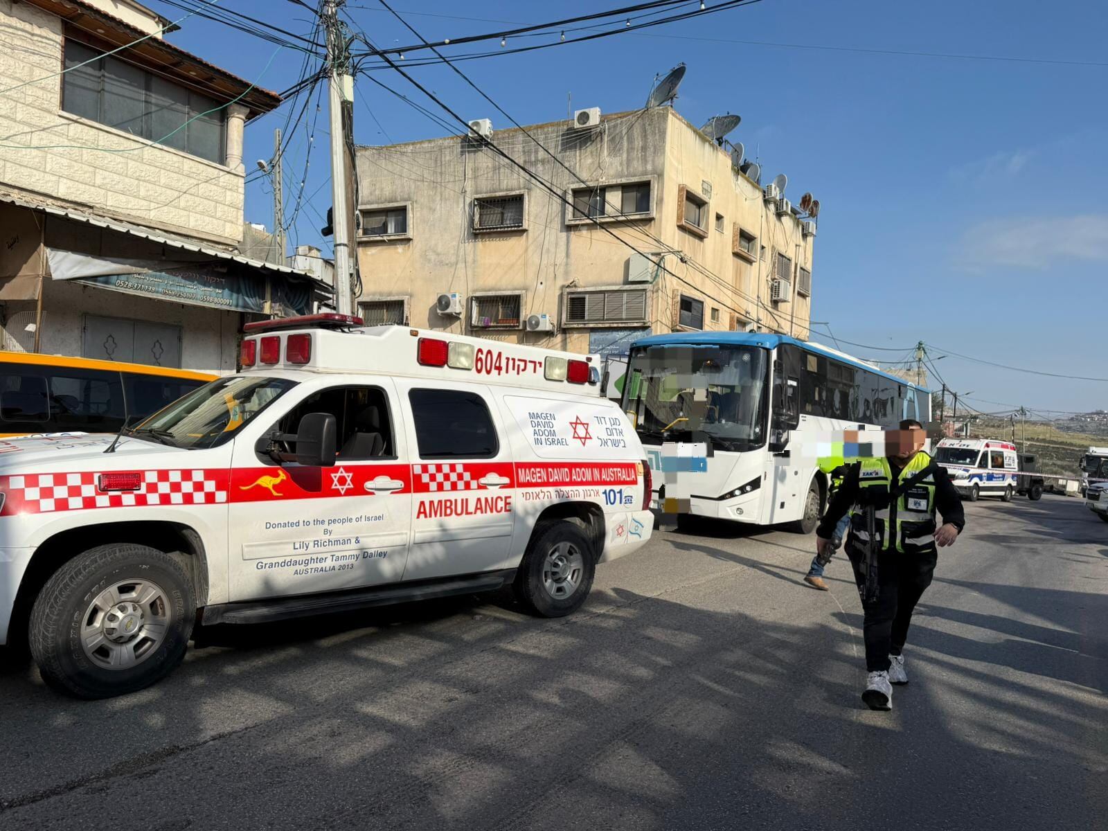 Heridos en guerra de Medio Oriente. FOTO EFE/Servicio de emergencias israelí Magen David Adom (MDA) 