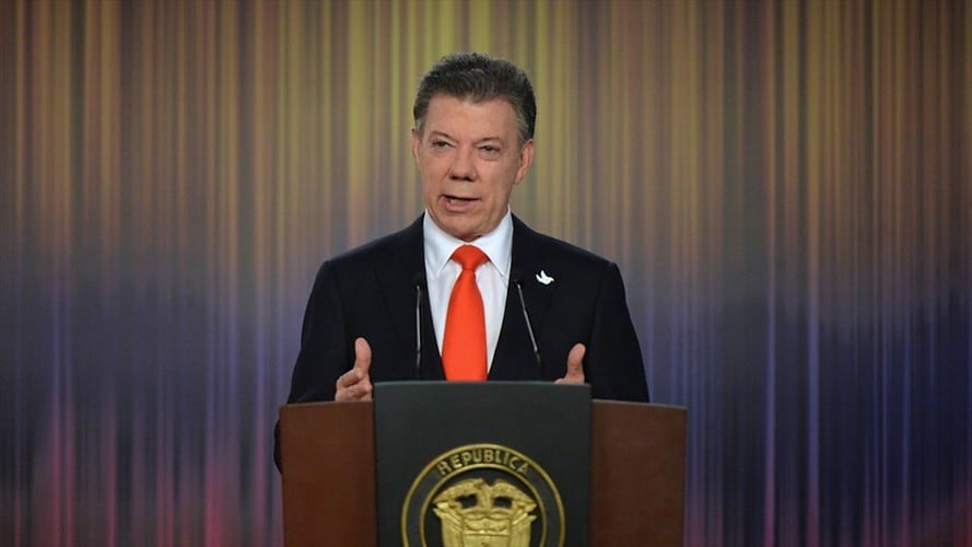 Juan Manuel Santos, presidente de la República. Foto: Colprensa
