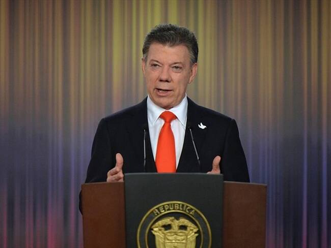 Juan Manuel Santos, presidente de la República. Foto: Colprensa