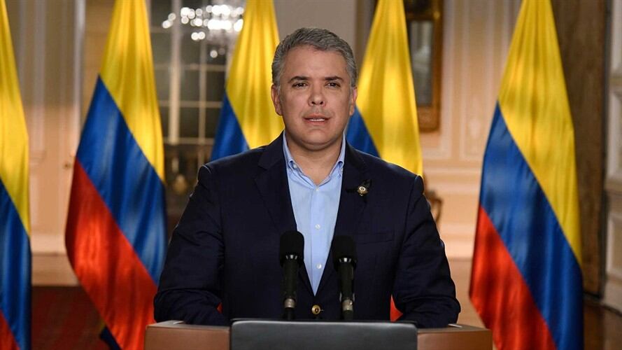 Ante la comunidad internacional, el presidente Iván Duque advirtió que la pandemia generará un aumento en el endeudamiento de los países emergentes. Foto: Presidencia de la República