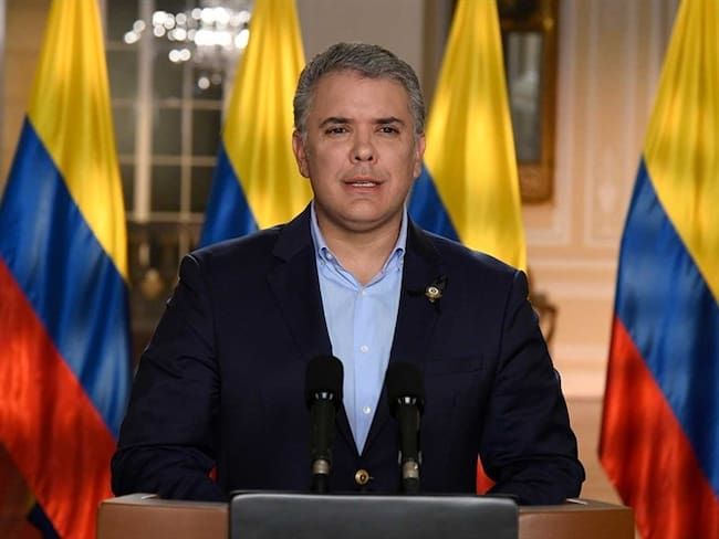 Ante la comunidad internacional, el presidente Iván Duque advirtió que la pandemia generará un aumento en el endeudamiento de los países emergentes. Foto: Presidencia de la República