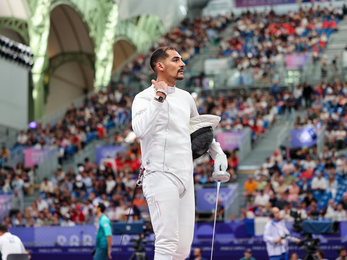 Esgrima con espada: Jhon Rodríguez perdió ante el egipcio Mohamed El-Sayed