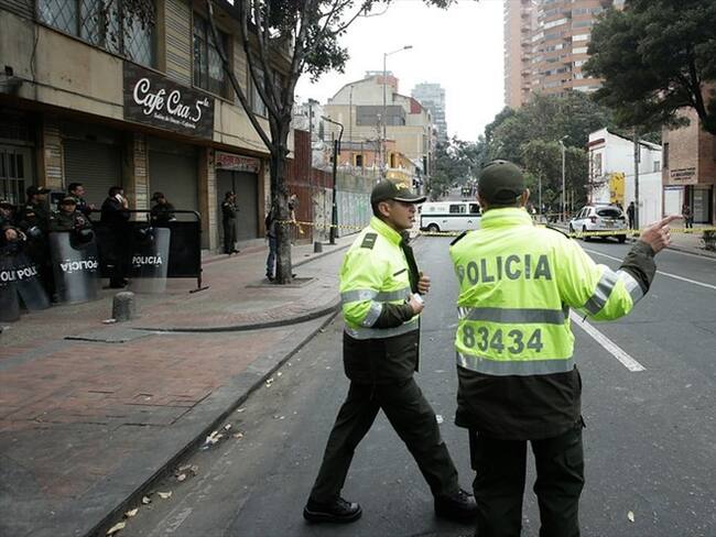 Ni la Policía se salva de la inseguridad en Bogotá. Foto: Colprensa