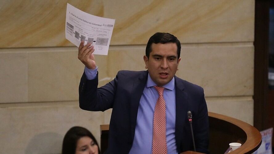 Edward Rodríguez aseguró que se logró probar que Leonidas Bustos era la cabeza de una red criminal. Foto: Colprensa