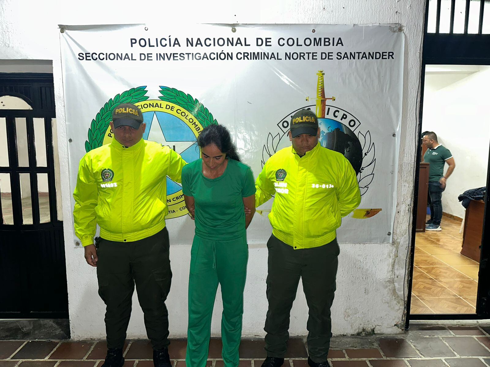 Liz Beyanira Patiño Cárdenas, alias “Yadira”, presunta integrante del ELN. / Foto: DENOR.