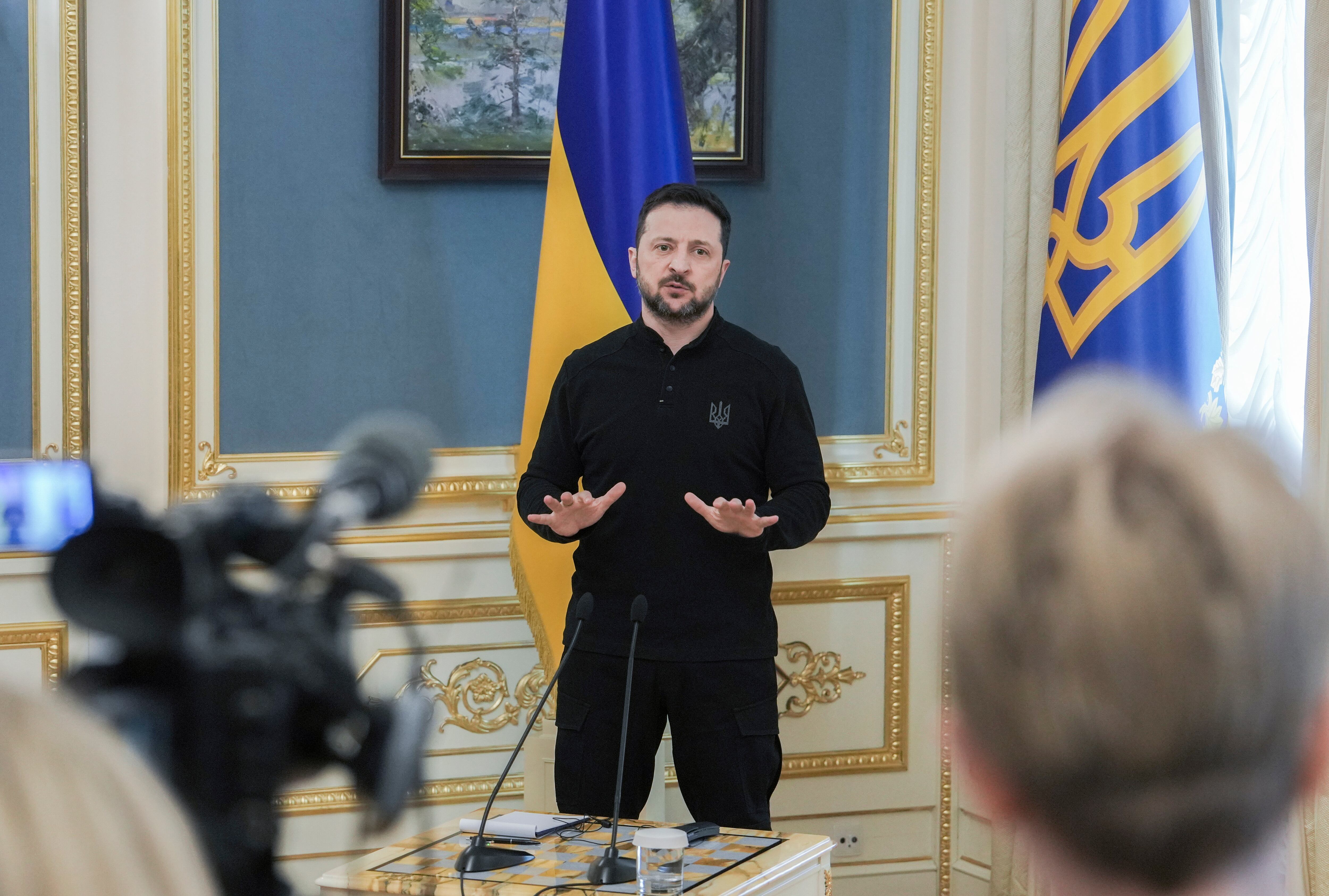 Volodimir Zelenski. FOTO:EFE/EPA/STRINGER