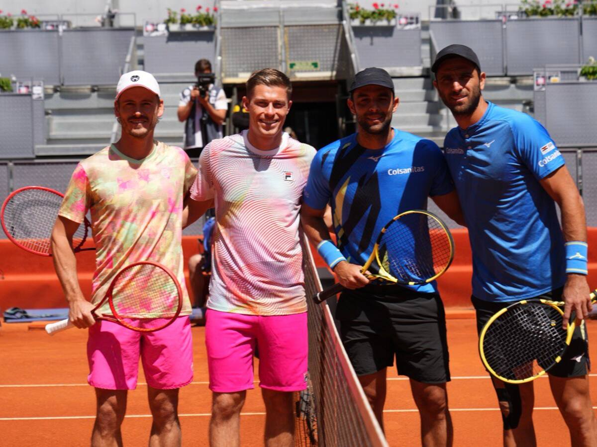 Juan Sebastián Cabal y Robert Farah quedaron subcampeones en la final del Abierto de Madrid