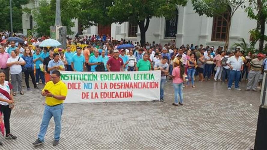 un total de 30 colegios en Montería, funcionan en precarias condiciones.. Foto: Prensa Ademacor