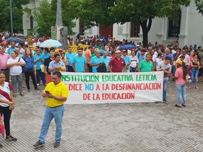 un total de 30 colegios en Montería, funcionan en precarias condiciones.. Foto: Prensa Ademacor