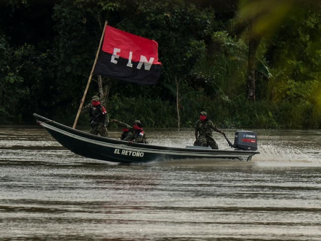Guerrilla del ELN. Foto: LUIS ROBAYO/AFP via Getty Images