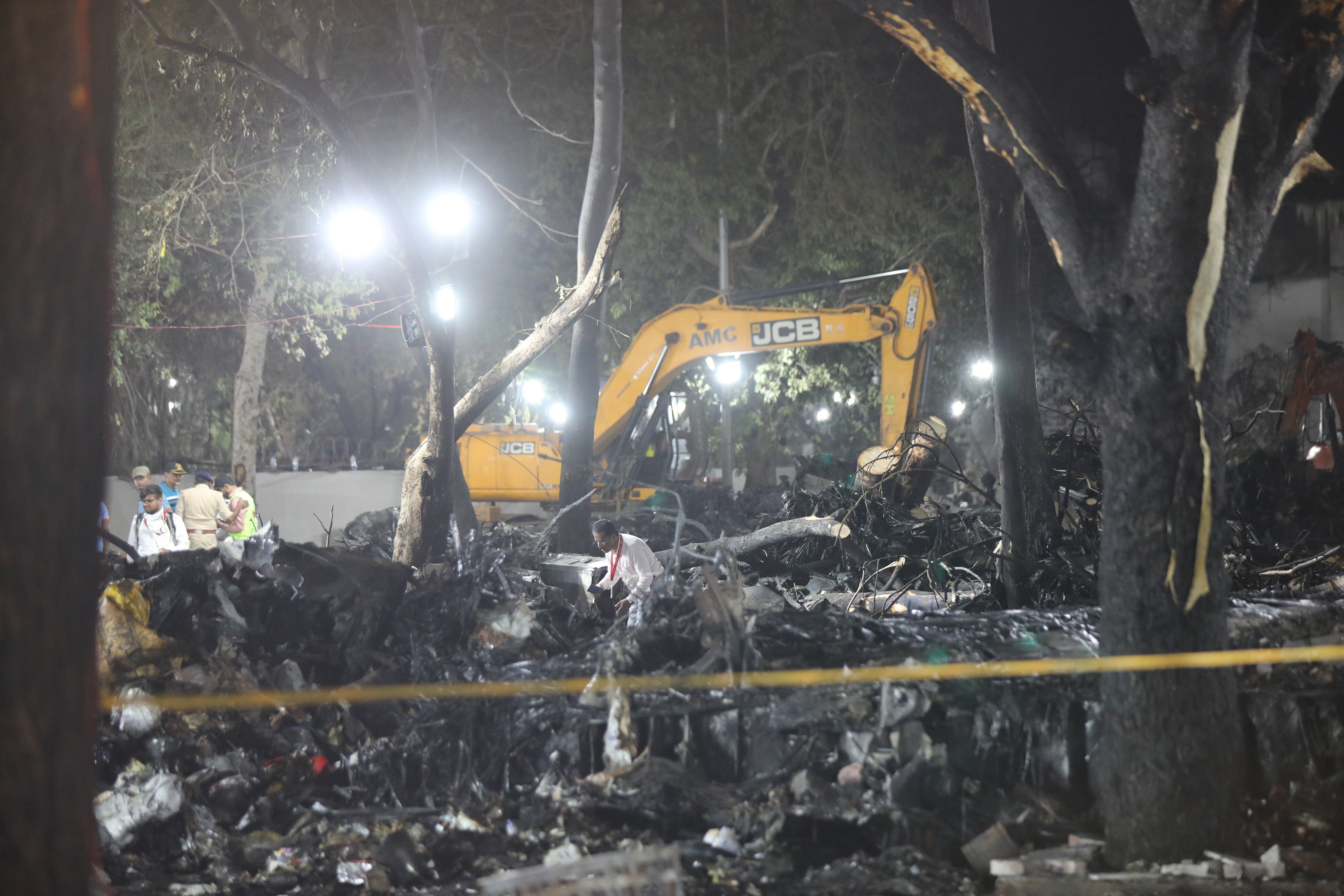 Accidente aereo. Foto: EFE/EPA/RAJAT GUPTA.