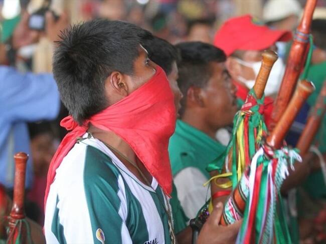 Los líderes y las comunidades fueron citados a un encuentro urgente con el fin de analizar los asesinatos, torturas y amenazas. Foto: Colprensa