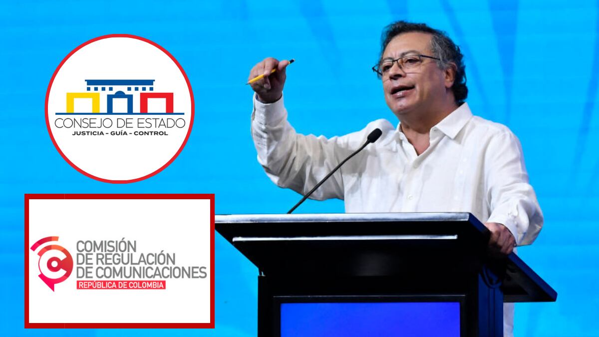 Discurso del Presidente Gustavo Petro / Consejo de Estado / CRC (créditos: GettyImages, Consejo de Estado y CRC)