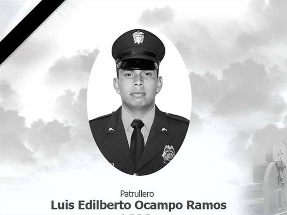 Patrullero fue asesinado en operativo de cierre de establecimientos en Bogotá