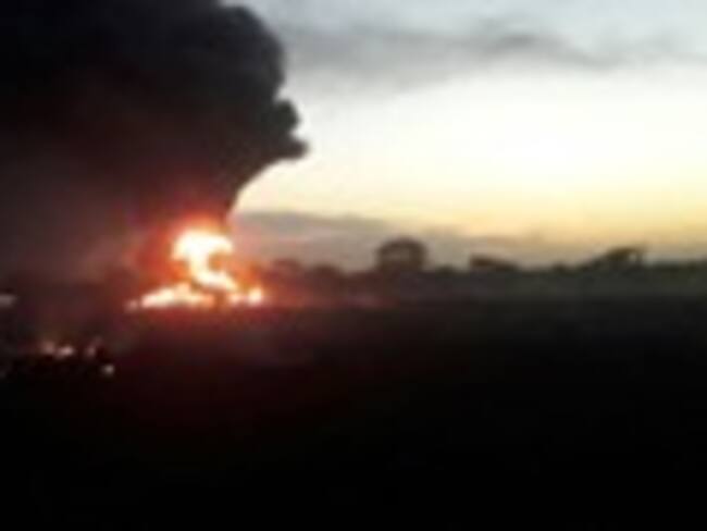 El martes la aeronave de carga de Aerosucre que cubría la ruta Puerto Carreño – Bogotá se accidentó tres minutos después de haber despegado del Aeropuerto Germán Olano que sirve a la ciudad de Puerto Carreño, Vichada. Foto: Colprensa.