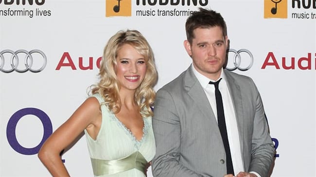 Michael Bublé y su esposa Luisana Lopilato. Foto: Bang Media