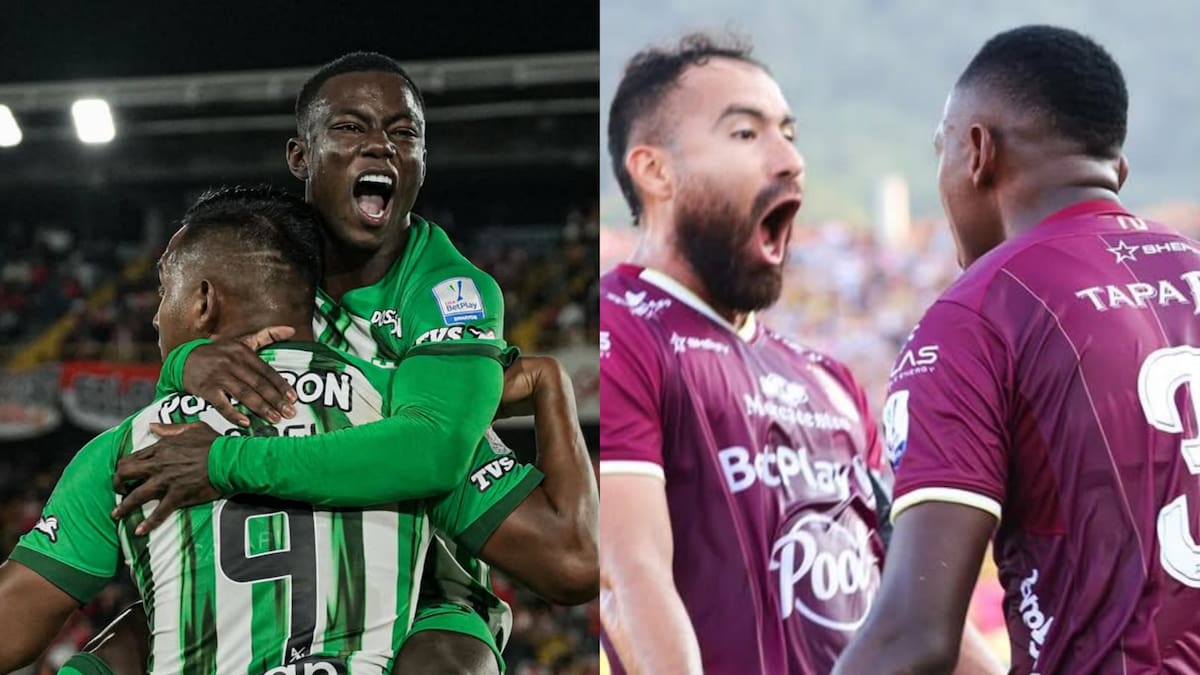 Lista la final del fútbol colombiano: será Atlético Nacional vs. Deportes Tolima