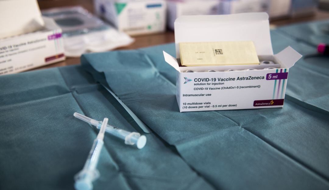 Vacuna de AstraZeneca. Foto: Getty Images.