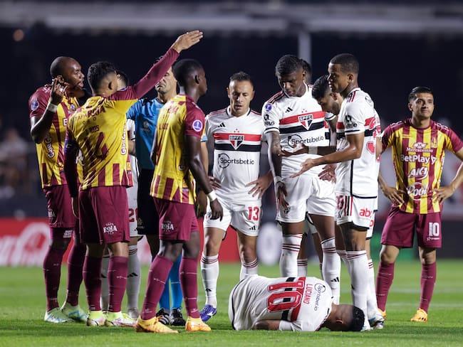 Sao Paulo vs. Deportes Tolima. (Photo by Alexandre Schneider/Getty Images)
