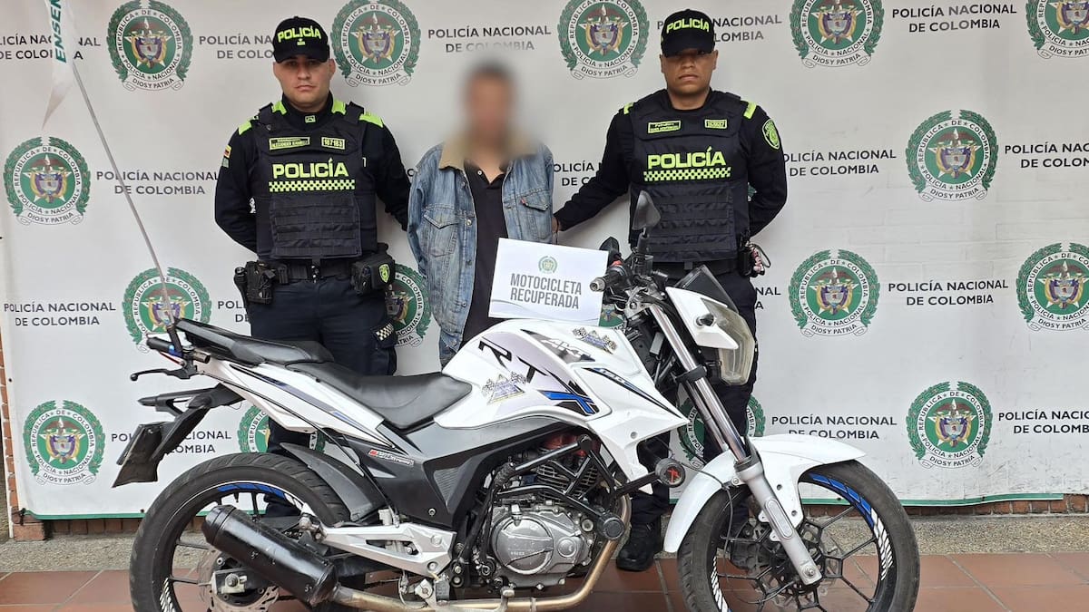 Hombre salió de la cárcel y fue sorprendido intentando robar una moto en el centro de Bogotá