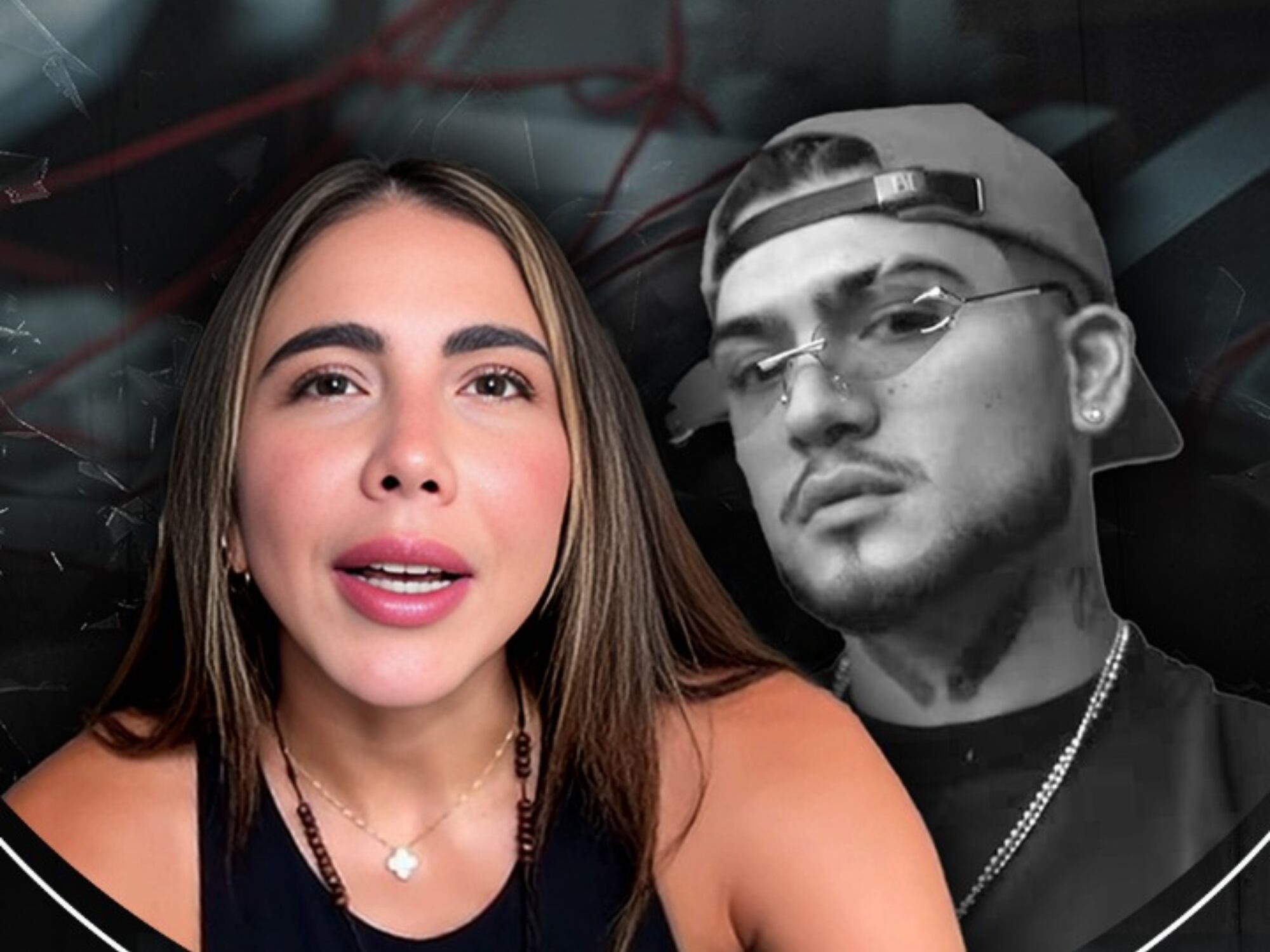 Estefanía Agudelo y B-King