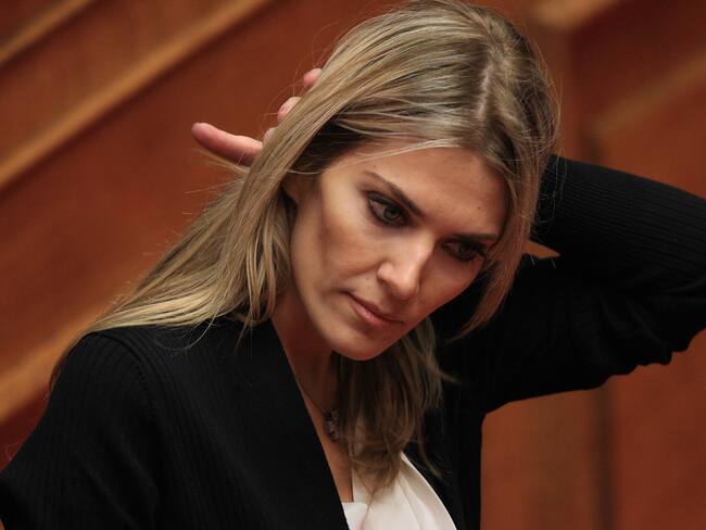 Eva Kaili. (Photo by Vladimir Rys/Getty Images)