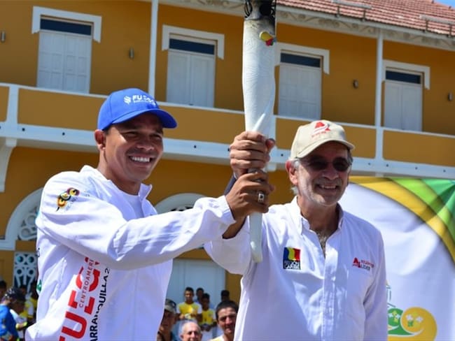 Carlos Bacca recibió el Fuego Centroamericano en Puerto Colombia