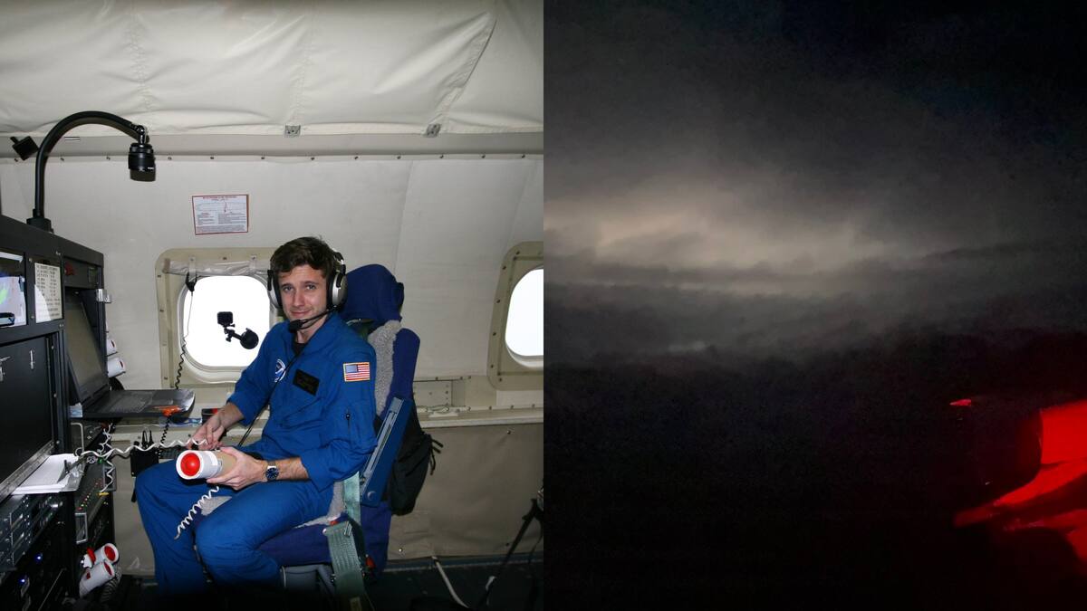 Video: avión cazahuracanes entró al huracán Ian y grabó impresionantes imágenes