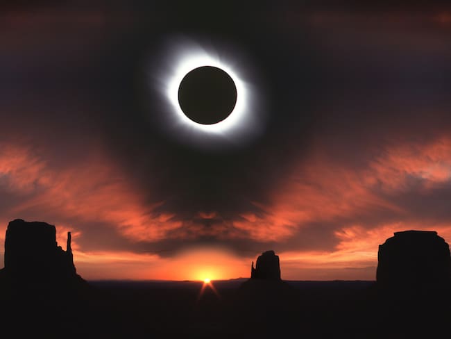 El eclipse híbrido de Sol, el evento más esperado del 2023: ¿Qué ocurre y cuándo ver? // Getty Images