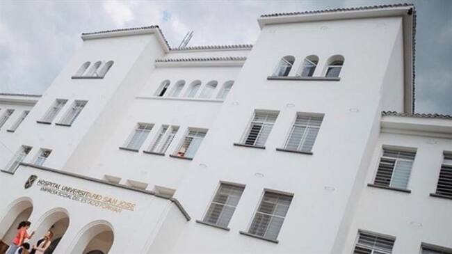 El Hospital Universitario San José informó que no hay personal suficiente para atender la situación . Foto: Cortesía