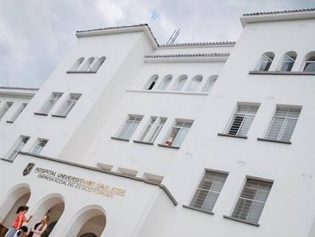 El Hospital Universitario San José informó que no hay personal suficiente para atender la situación . Foto: Cortesía