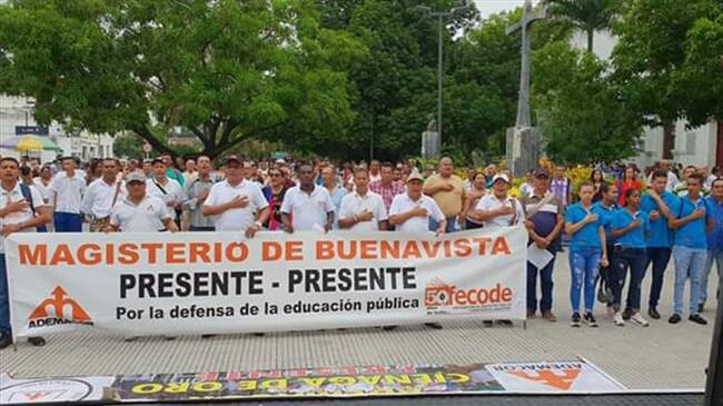 Docentes de Córdoba dieron ultimátum para el giro de los recursos de gratuidad. Foto: La Wcon Julio Sánchez Cristo