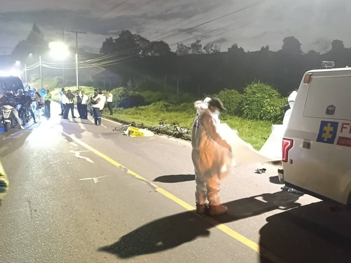 Un accidente en la vía Soacha-Sibaté dejó una ciclista fallecida