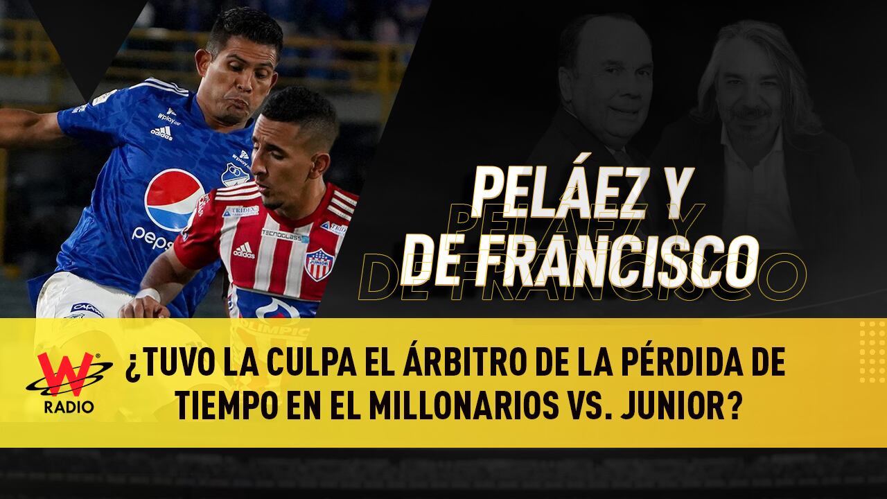 Millonarios vs. Junior en la liga colombiana 2022-II. Foto: Dimayor