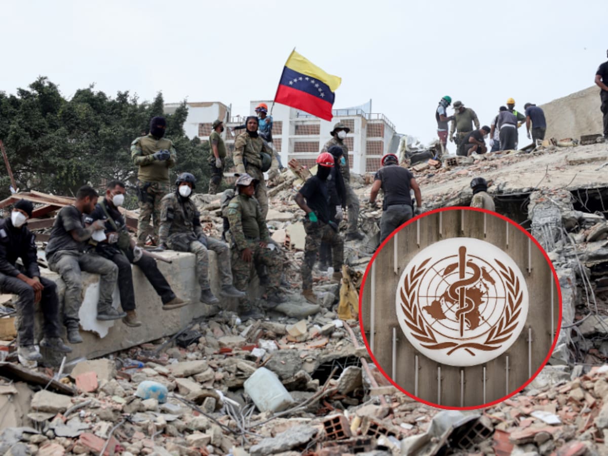 OMS teme el brote de enfermedades tras el doble terremoto en Venezuela