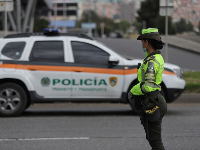 Imagen de referencia de la Policía de Tránsito. Foto: (Colprensa - Álvaro Tavera)