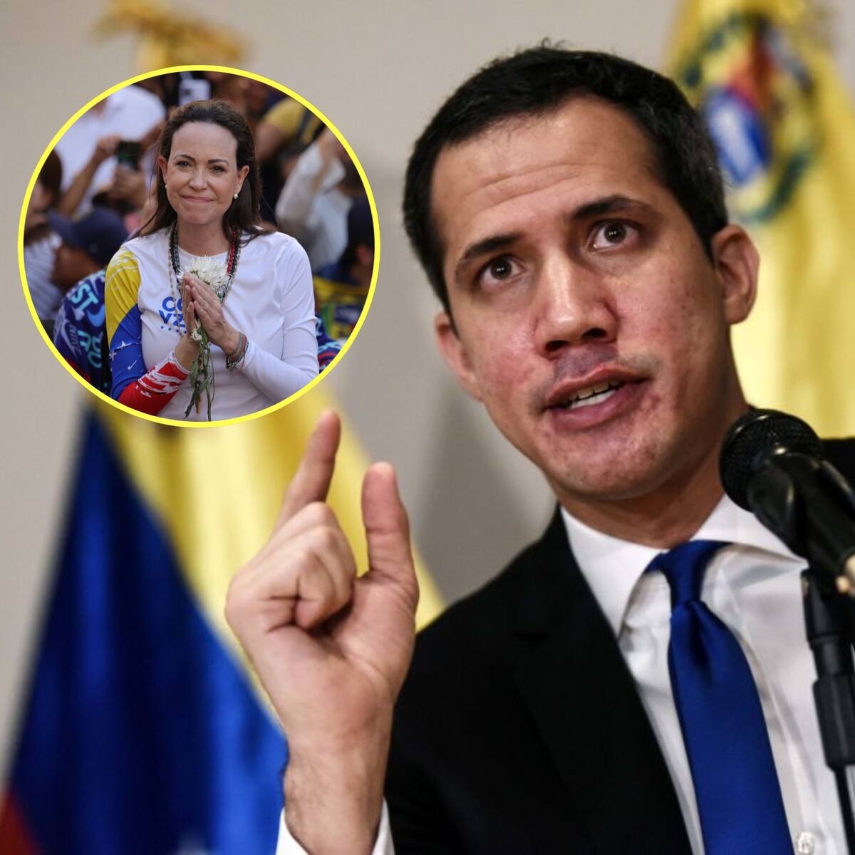 “Un reconocimiento a la lucha del pueblo venezolano”: Juan Guaidó por Nobel a María Corina Machado