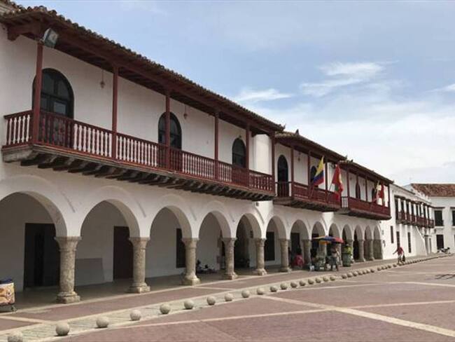 Palacio de La Aduana, sede principal de La Alcaldía de Cartagena.