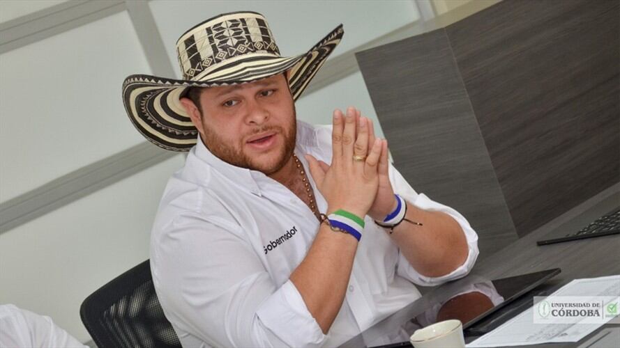 Orlando Benítez, gobernador de Córdoba. Foto: cortesía