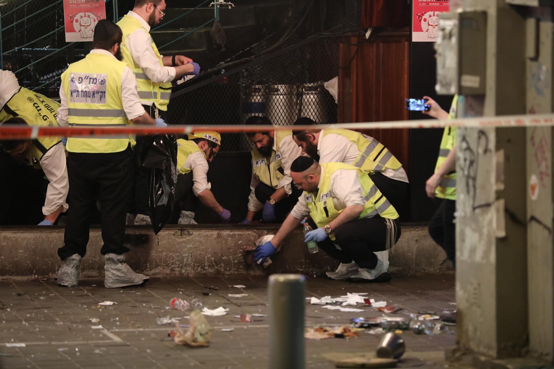 Dos muertos y 10 heridos en tiroteo en centro de ciudad israelí de Tel Aviv. Foto: EFE
