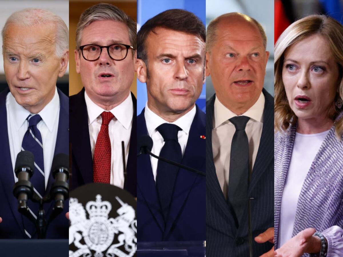 Biden, Starmer, Macron, Scholz y Meloni pidieron cerrar el pacto de alto al fuego en Gaza