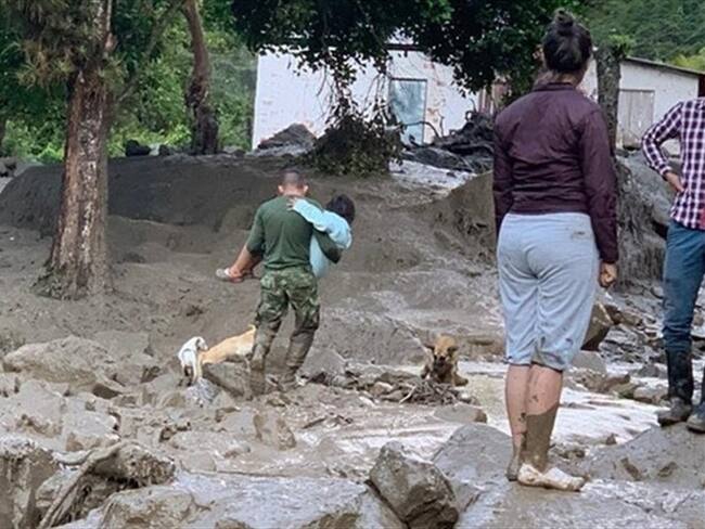Cuatro víctimas ha dejado avalancha en Chaparral