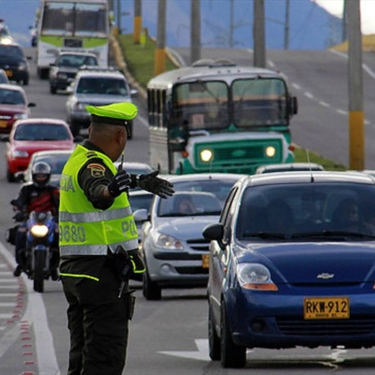 Monumental trancón se registró nuevamente en la vía Bogotá – Girardot